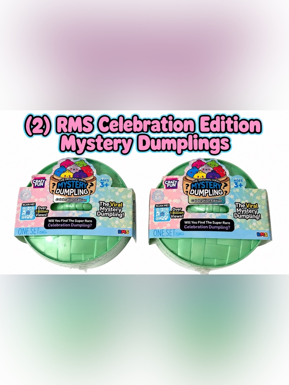 (2) NEW SEALED RMS Celebration Edition Mystery Dumplings